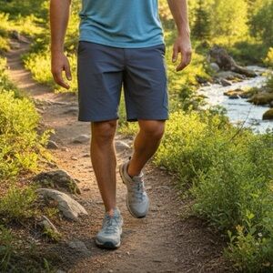 KUHL Men’s 38 Gray Hiking Shorts Ripstop Stretch Outdoor Performance